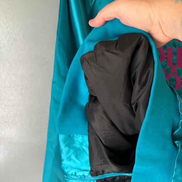 Vintage 1992 HOT AUGUST NIGHTS Men's XXL Blue Bomber Jacket Reno Classic Cars - Picture 8 of 11